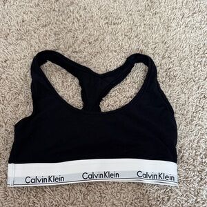 Calvin Klein Black Racerback Bra